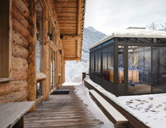 snowy leisure room